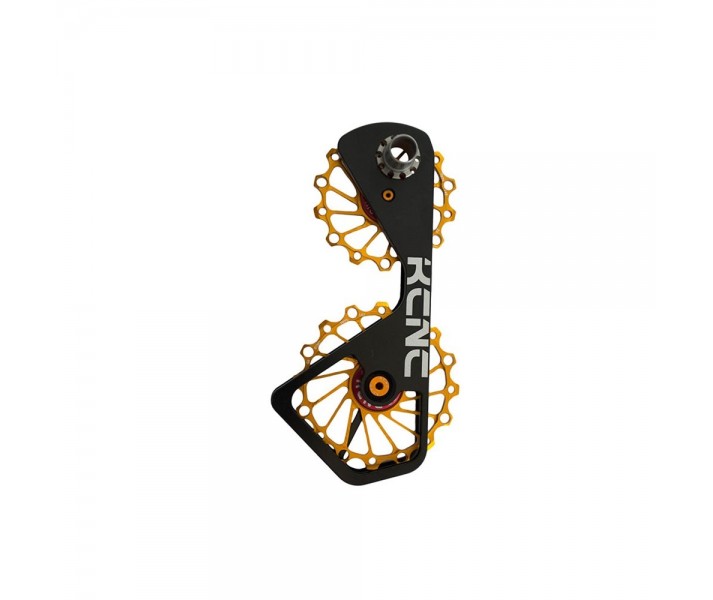 Pata de cambio KCNC con rulinas Ceramicas 14+16D Shimano Dura-Ace 9000 & Ultegra 6800 11v oro UN