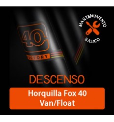 Mantenimiento Bï¿½sico Horquilla Fox 40 Van/Float/ F series