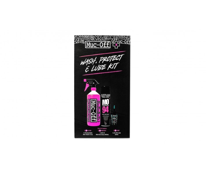Muc-Off Kit Limpiador,Protector,Lubric.(Cl.Humedo)