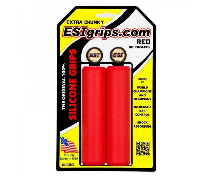 Puños MTB ESIGRIPS Extra Chunky rojo| XLCRD