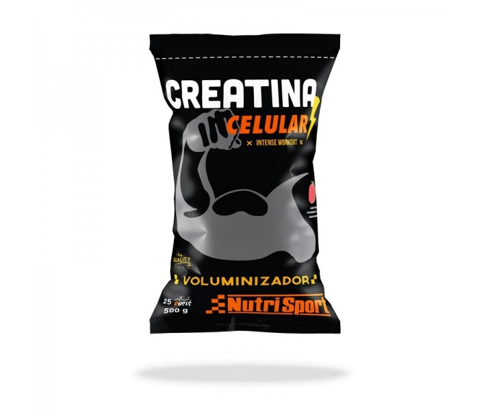 Voluminizadores Nutrisport Creatina celular bolsa sabor fresa 500gr