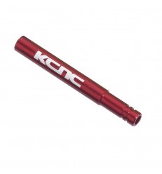 Válvula Tubeless KCNC Presta 44mm + diferente gomas rojo |KCVAALRURJUN|