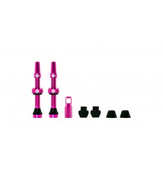 Juego Valvulas Muc-Off Aluminio Tubeless 44Mm Rosa