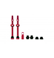 Juego Valvulas Muc-Off Aluminio Tubeless 60Mm Rojo