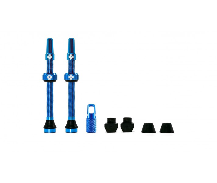 Juego Valvulas Muc-Off Aluminio Tubeless 60Mm Azul