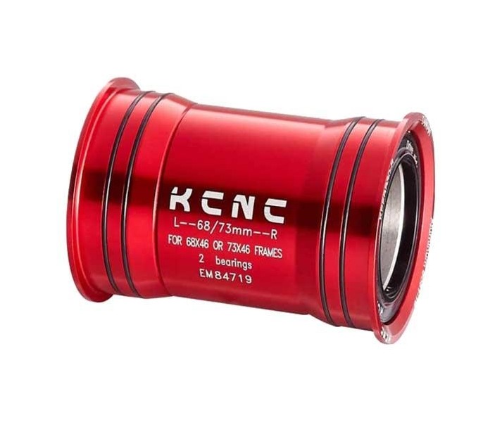 Pedalier KCNC PF30 46mm para eje 30mm rojo |KCPEBF31TRJUN|