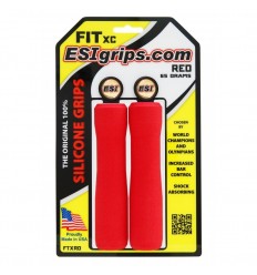 Puños MTB ESIGRIPS Fit XC Rojo| FTXRD