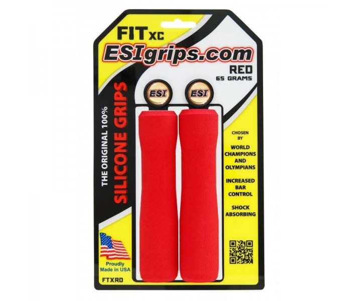 Puños MTB ESIGRIPS Fit XC Rojo| FTXRD