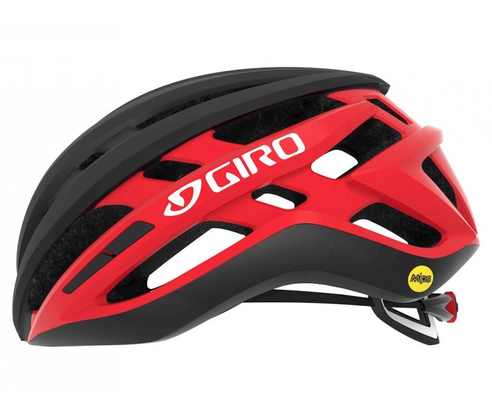 Casco Giro Agilis Mips Negro Mate/Rojo Brillo