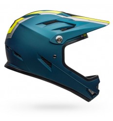 Casco Bell SANCTION Azul/Amarillo Flúor