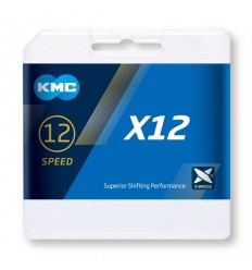 Cadena KMC X12 Oro 126 eslabones 12 Velocidades