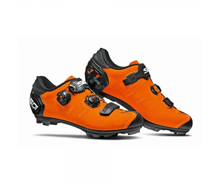 zapatillas sidi dragon 5 naranja mate/negro