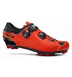 zapatillas sidi mtb eagle 10 rojo fluo/negro