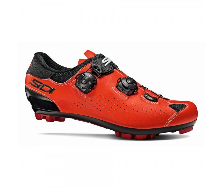 zapatillas sidi mtb eagle 10 rojo fluo/negro