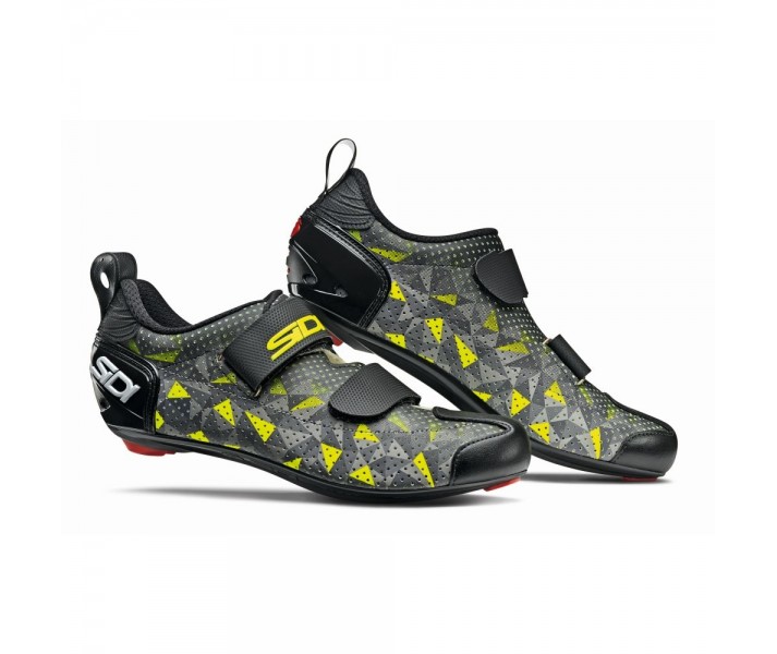 zapatillas sidi T-5 air carbon gris/amarillo/negro
