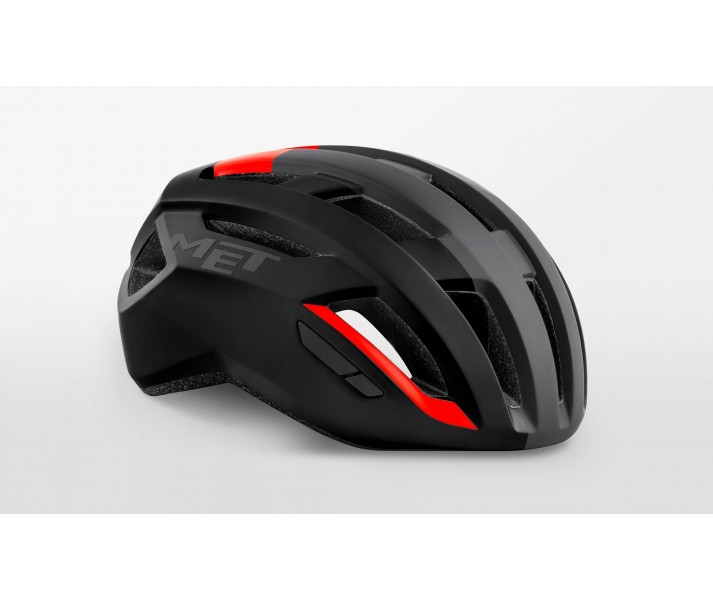 Casco Met Vinci Mips Negro Rojo