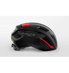 Casco Met Vinci Mips Negro Rojo