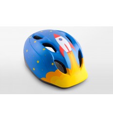 Casco Met Buddy Infantil Azul Cohete