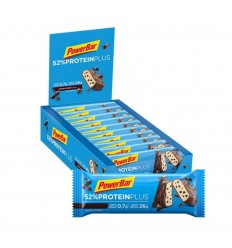 Caja Barritas de Proteínas Powerbar Protein Plus 52% sabor Cookies 24 ud.50gr.