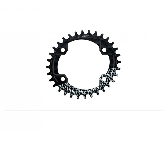 Plato MTB OnOff Ovalado Negro 32T BCD 104