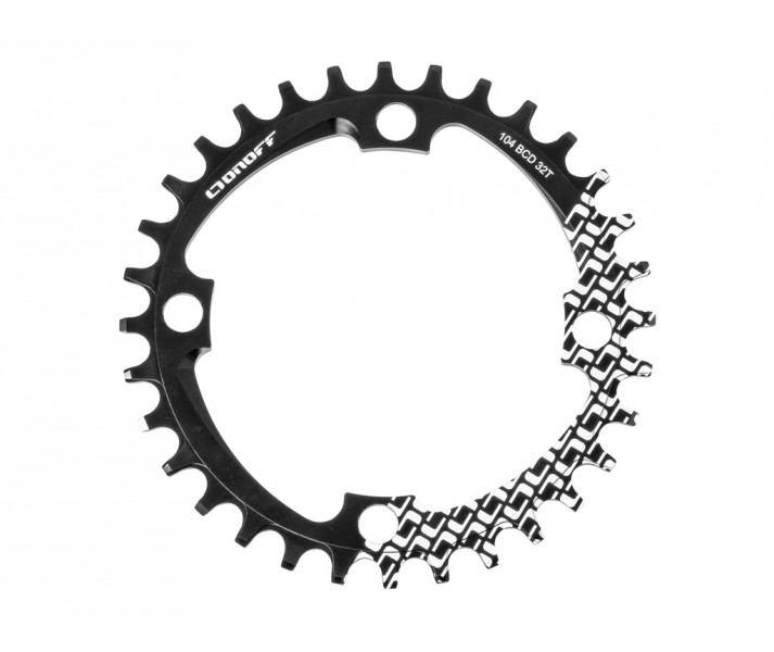 Plato MTB OnOff Negro 30T BCD 104