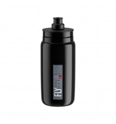 Bidón Elite Fly Negro Logo Gris 550 ml