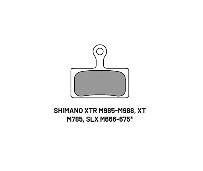 Pastillas Freno Disco E-Bike compatible Shimano XT-XTR