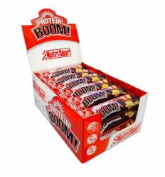 Caja de Barritas Nutrisport Protein Boom sabor Cookies and Cream 24 Unidades