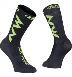 Calcetines Northwave Extreme Air Negro-Lima Fluor