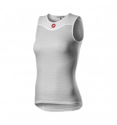 Top Castelli Pro Issue 2 Mujer Sleveless Blanco