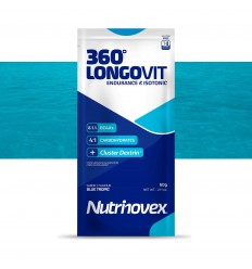 Caja Gel Energetico Nutrinovex Longovit 360 sabor Blue Tropic 60g x 12 uni