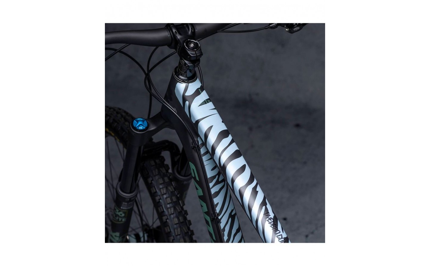 Kit Vinilos Protección Cuadro Dyedbro Zebra Blanco - Fabregues Bicicletas