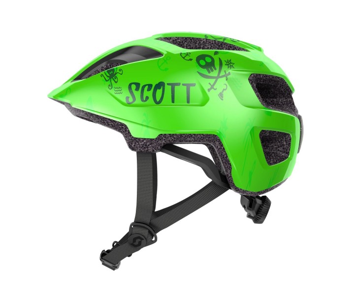 Casco Scott Spunto Niño CE Verde Fluor