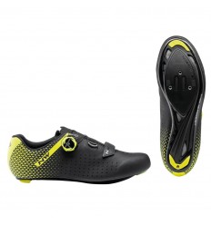 Zapatillas Northwave Core Plus 2 Negro / Amarillo Fluor