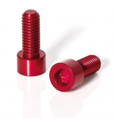 Tornillos Hexagonales Xlc Portabidón Aluminio M5x17 mm Rojo