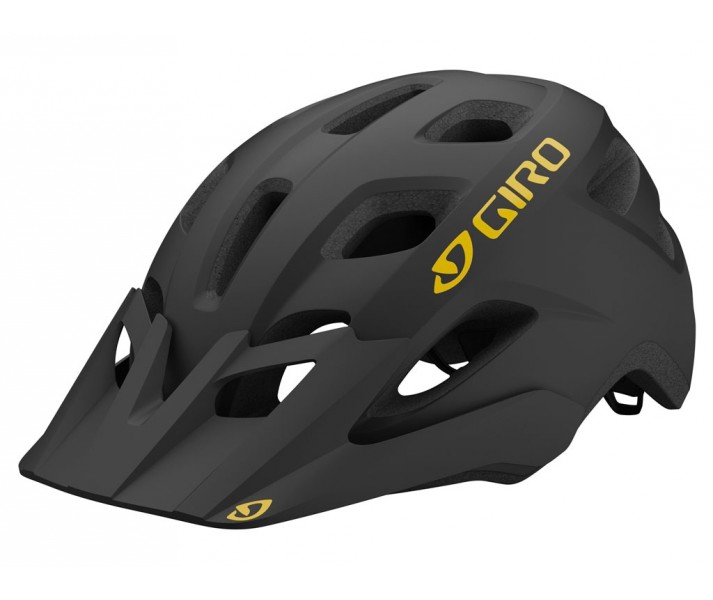 Casco Giro Fixture Negro Mate / Amarillo