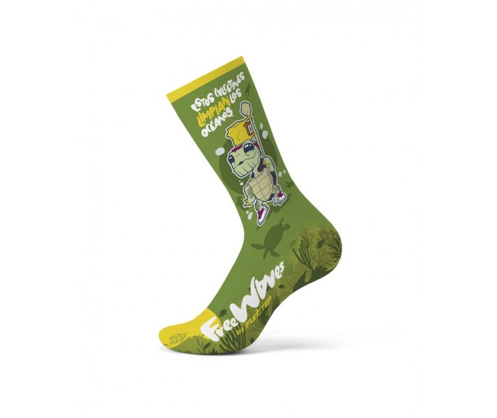 Calcetines Funstep Divertidos Verde Tortuga - Fabregues Bicicletas