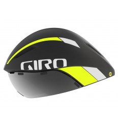 Casco Triatlon Giro AEROHEAD MIPS Negro/Amarillo Flúor