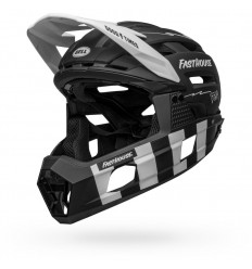 Casco Bell SUPER AIR R SPHERICAL FASTHOUSE  Negro/Blanco