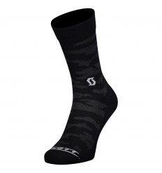 Calcetines Scott As Trail Camo Crew Negro/Gris Oscuro