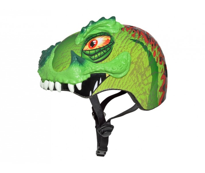 Casco Raskullz Infantil Dino 5+ Verde