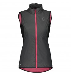 Chaleco Scott Mujer Trail Storm Alpha Gris Oscuro/Negro