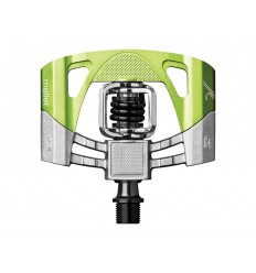 PEDALES AUTOMÁTICOS CRANK BROTHERS MALLET 2 VERDE/PLATA