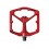 PEDALES PLATAFORMA CRANK BROTHERS STAMP 7 SMALL ROJO (KIT DE PINS EXTRA INCLUIDO)