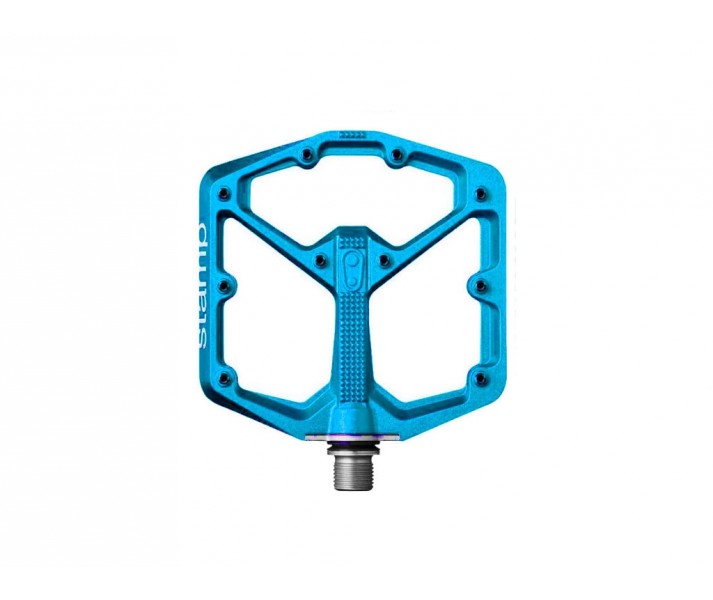 PEDALES PLATAFORMA CRANK BROTHERS STAMP 7 LARGE AZUL ELÉCTRICO (KIT DE PINS EXTRA INCLUIDO)
