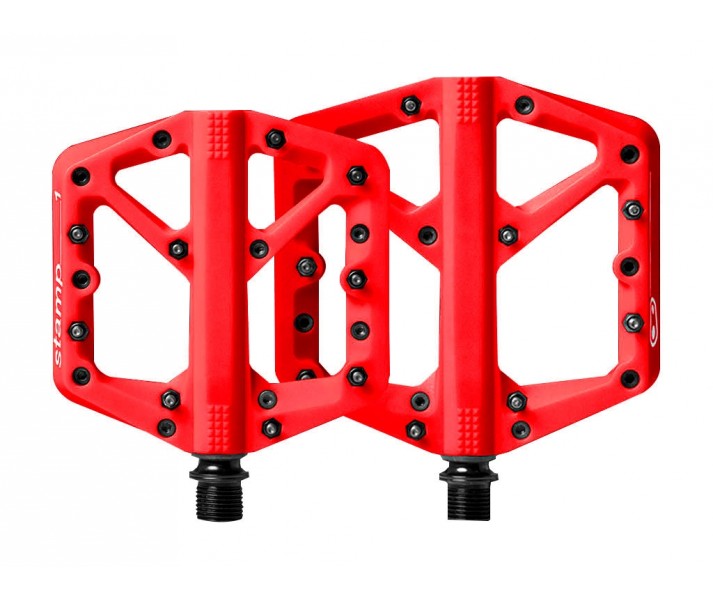 PEDALES PLATAFORMA CRANK BROTHERS STAMP 1 SMALL ROJO