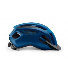 Casco Met Allroad Azul/Negro Mate