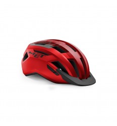 Casco Met Allroad Rojo/Negro Mate