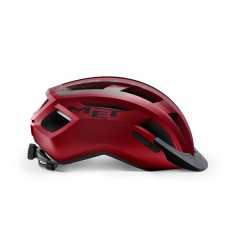 Casco Met Allroad Rojo/Negro Mate