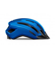 Casco Met Downtown Azul Brillo